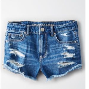 American Eagle Tomgirl Denim Shorts